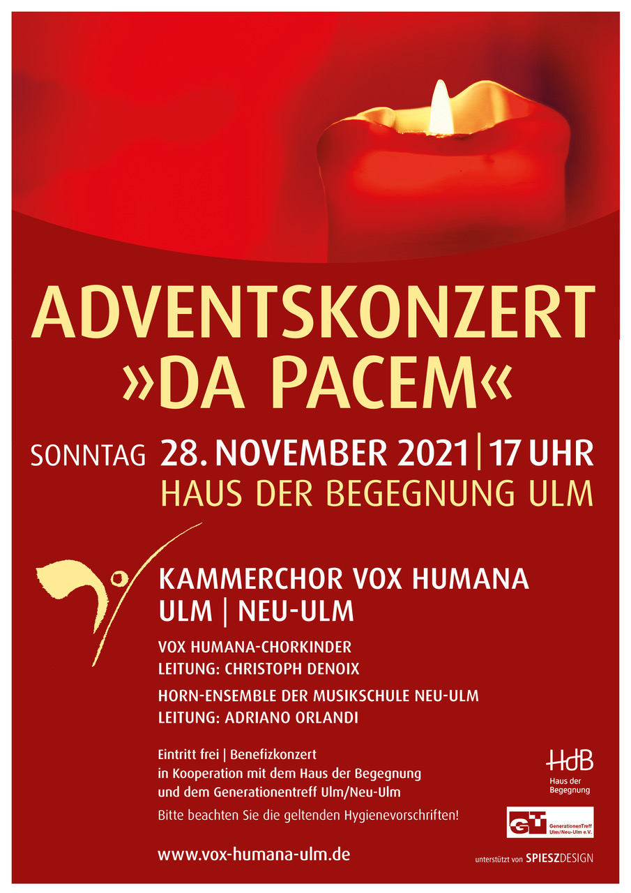 Konzert in Ulm am 1. Advent